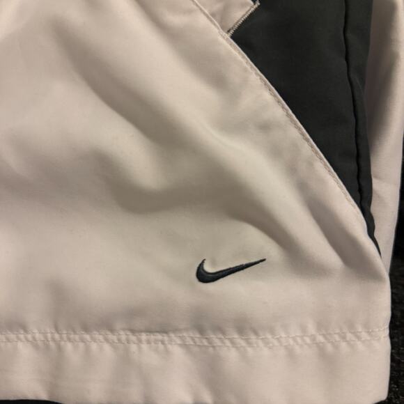 NIKE Womens Size M White & Gray Mesh Lined Windbreaker Full Zip Jacket - Picture 2 of 8